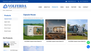 Capsule House - VOLFERDA Models E3, E5, E6, E8