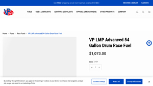 VP Racing Fuels - LMP Advanced 54 Gallon Drum Race Fuel