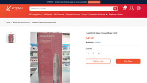 HANASCO - Water Flosser Model H200
