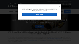V W Broaching - Comprehensive Broaching Services