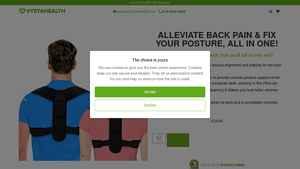 Vysta Health - TrueFit Posture Corrector