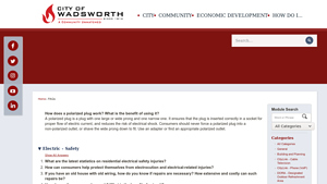 Wadsworth City - Polarized Plug