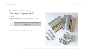 Wadsworth Controls - Drive Shaft Coupling 1-3/8