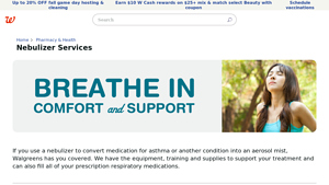 Walgreens - Nebulizer Services
