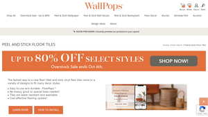 WallPops - Peel and Stick Floor Tiles