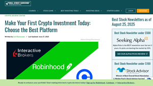Screenshot of Best Places to Buy Crypto | Top Platforms for Bitcoin & More
