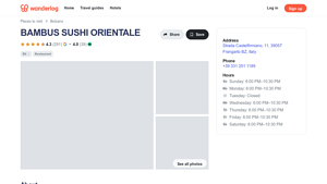 Bambus Sushi Orientale - Affordable Sushi Dining