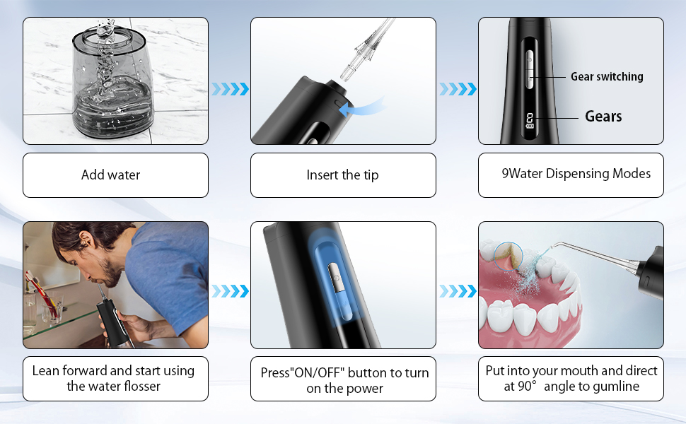 An application scenario or product detail of water flosser ms18 - Image 11
