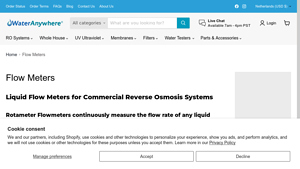 Water Anywhere - Rotameter Flowmeters