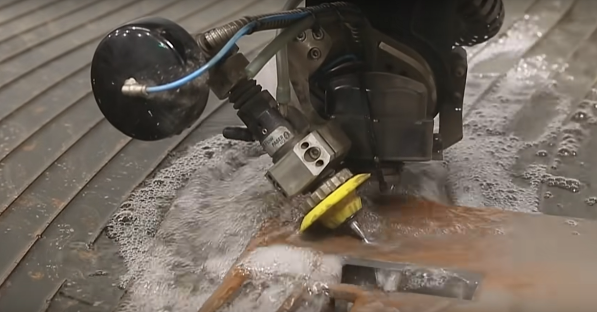 An application scenario or product detail of waterjet cutting machine psi 120000 - Image 15