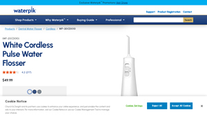 Waterpik - Cordless Pulse Water Flosser
