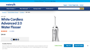 Waterpik - Cordless Advanced 2.0 Water Flosser
