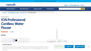 Waterpik - ION Professional Countertop Cordless Water Flosser