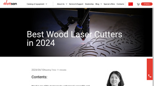 Wattsan - 6090 LT Wood Laser Cutting Machine