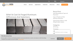 Wayken RM - Billet and Cast Aluminum Solutions