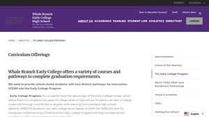 TCL Early College Program - Dual Enrollment Opportunity