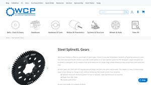 WC Products - Steel Splinexl Gears