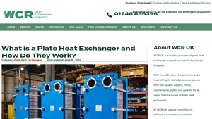 WCRUK - Plate Heat Exchangers