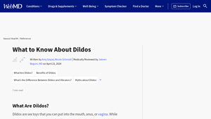 WebMD - Dildos