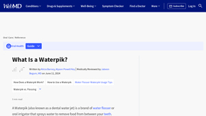 Waterpik - Dental Water Jet