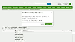 WebstaurantStore - Commercial Tortilla Makers & Presses