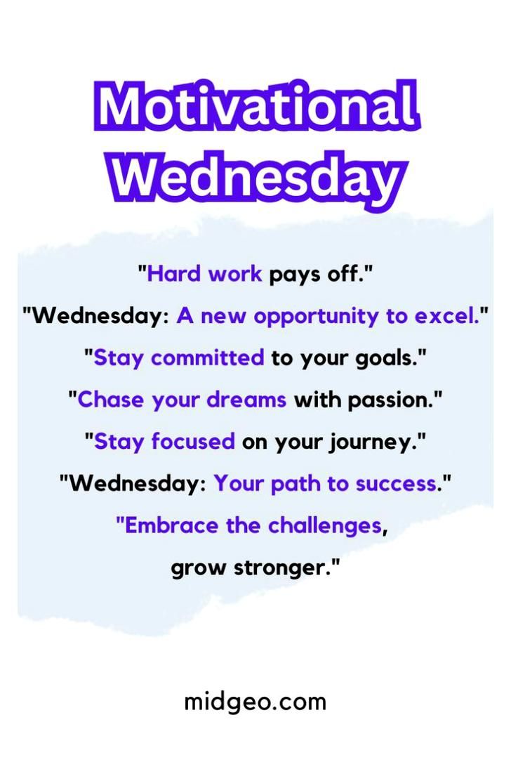 An application scenario or product detail of wednesday motivation quotes - Image 8