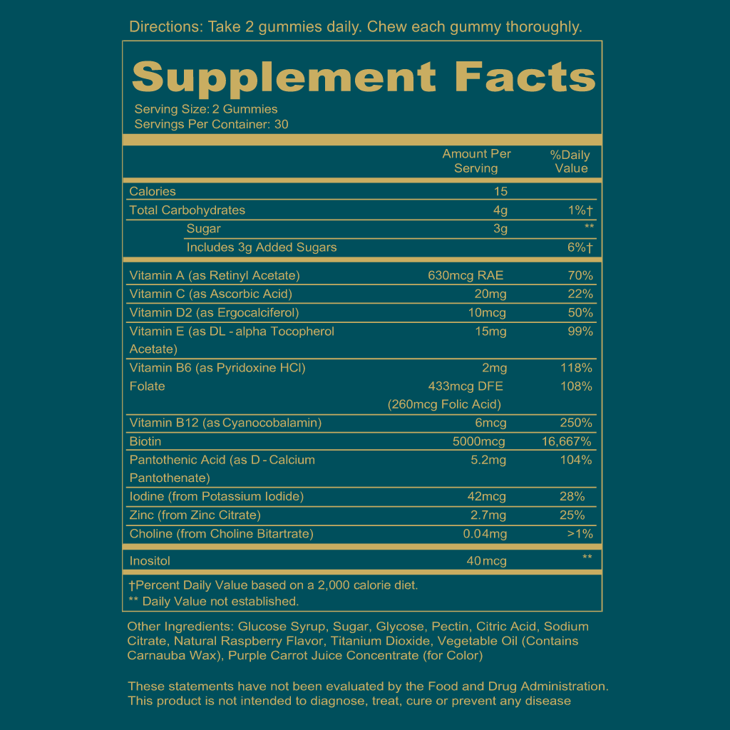 An application scenario or product detail of weem hair vitamin gummies - Image 16
