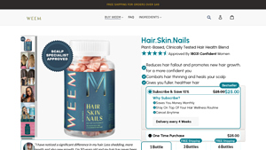 WEEM - Hair Skin Nail Vitamin Gummies