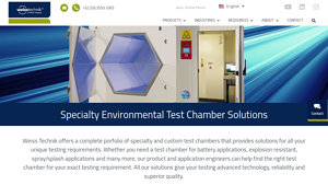 Weiss Technik - Specialty Test Chambers