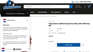 Hypertherm - 220632 Nozzle Assembly