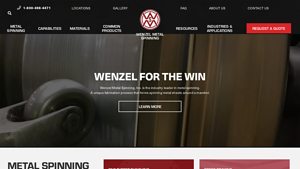 Wenzel Metal Spinning - Custom Metal Spinning Solutions