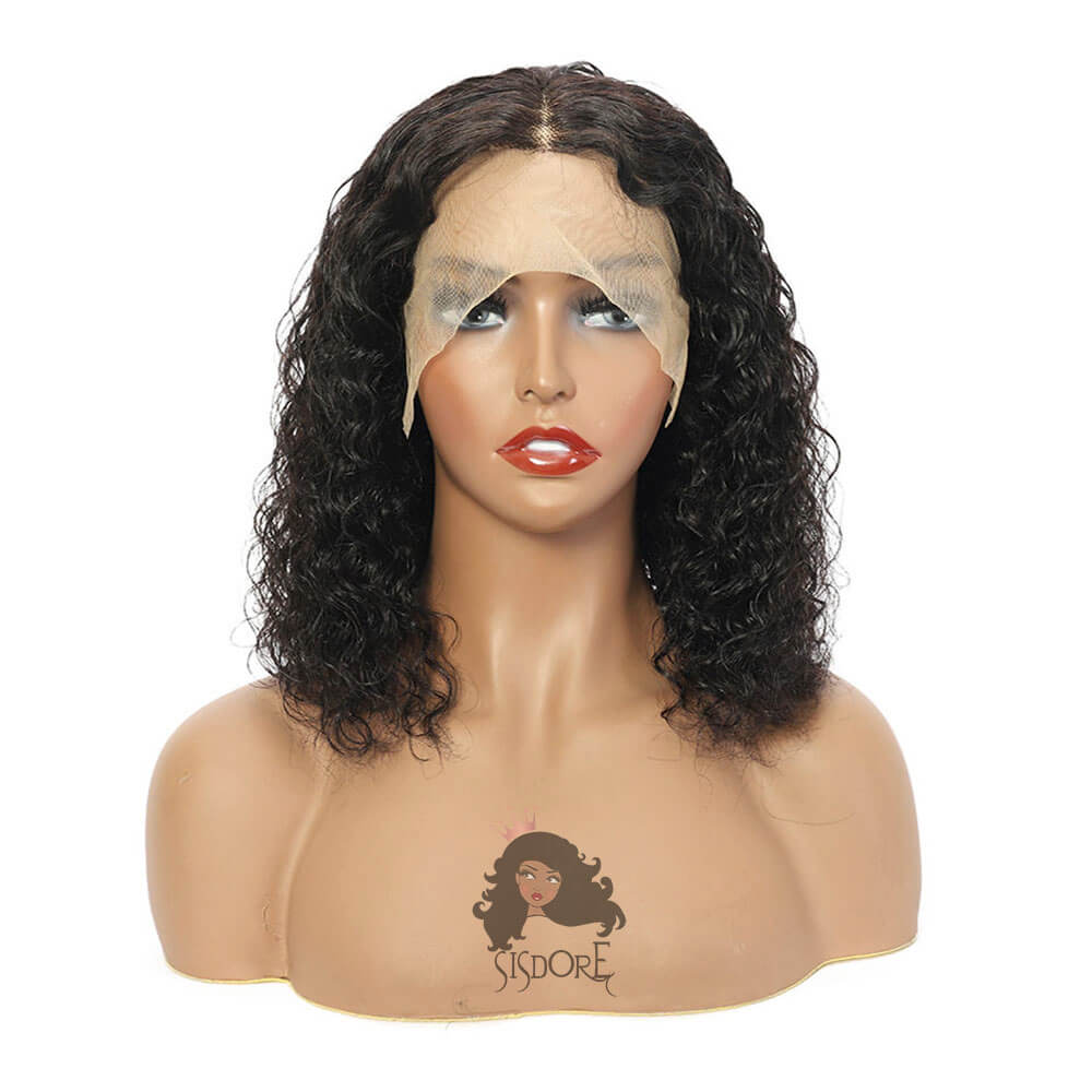 An application scenario or product detail of wet curls ombre wig short lace - Image 12