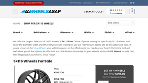 Wheels ASAP - 5x115 Wheels & Rims