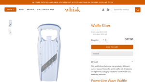 Swissmar - Waffle Slicer