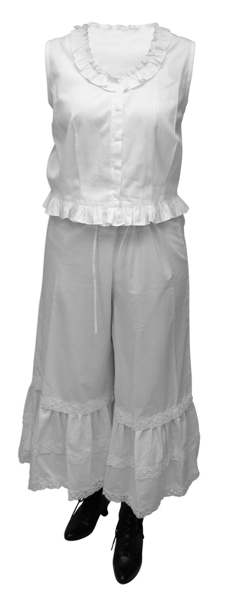 An application scenario or product detail of white bloomers - Image 15