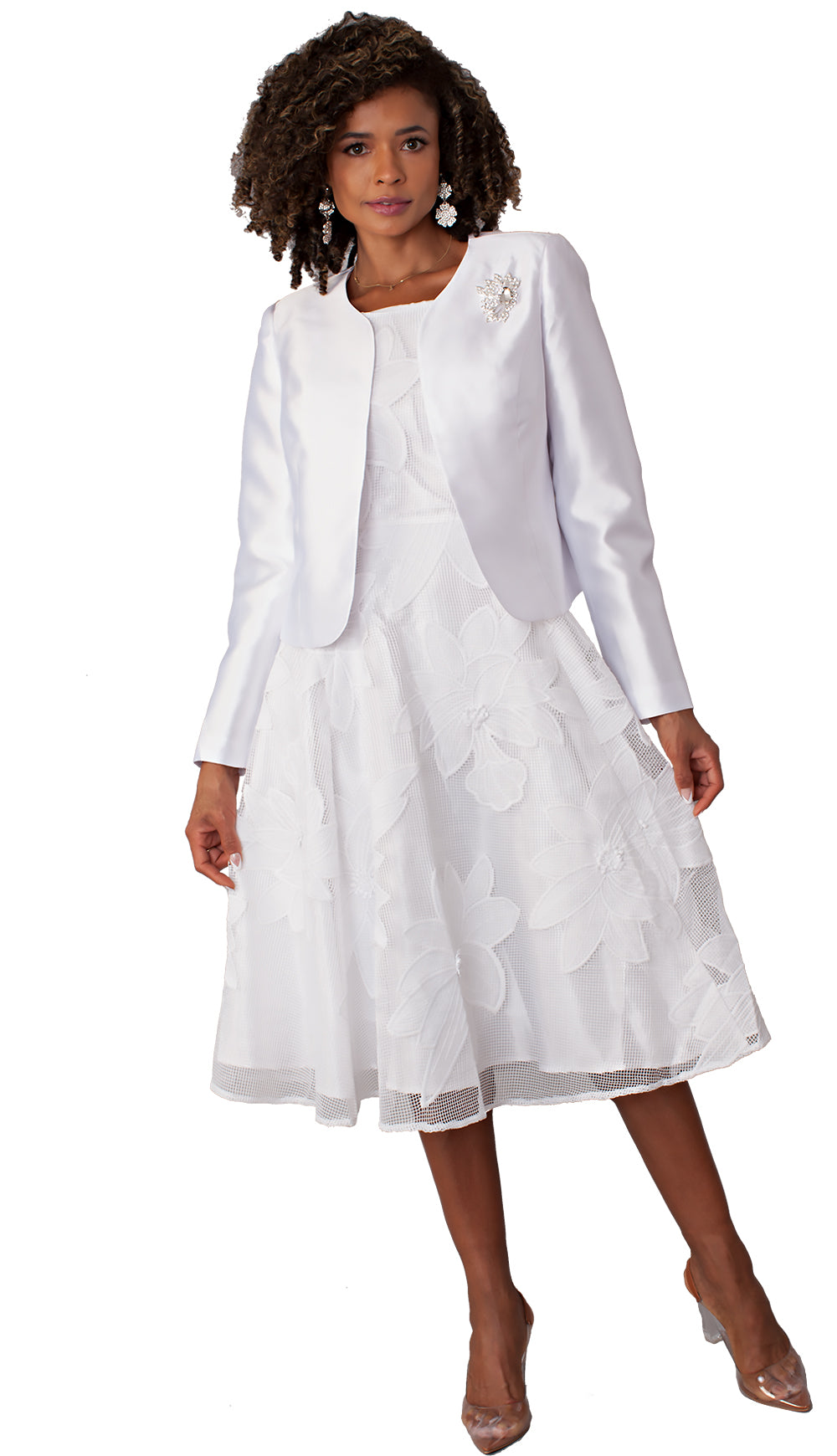 An application scenario or product detail of white church dresses - Image 7