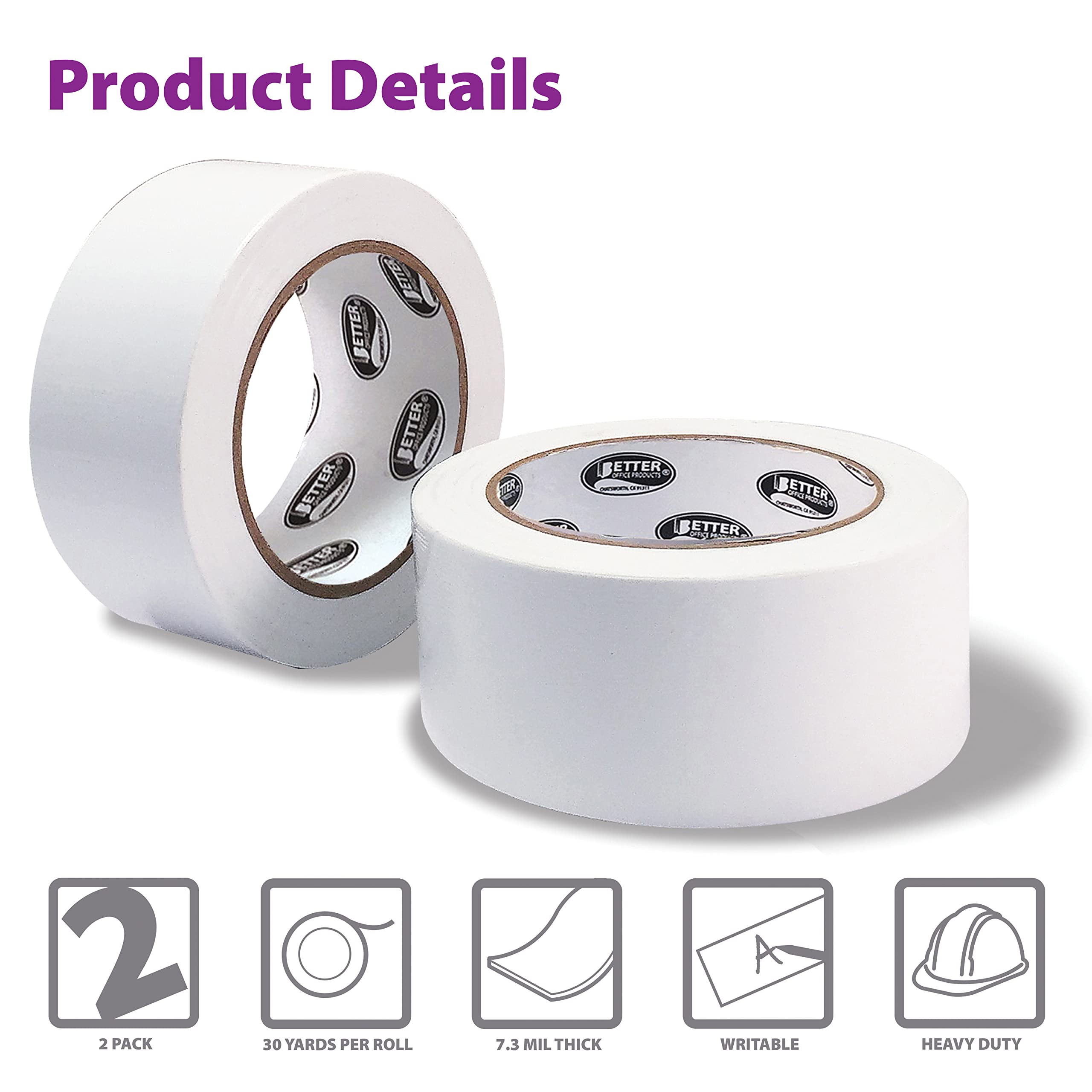 An application scenario or product detail of white craft tape - Image 8