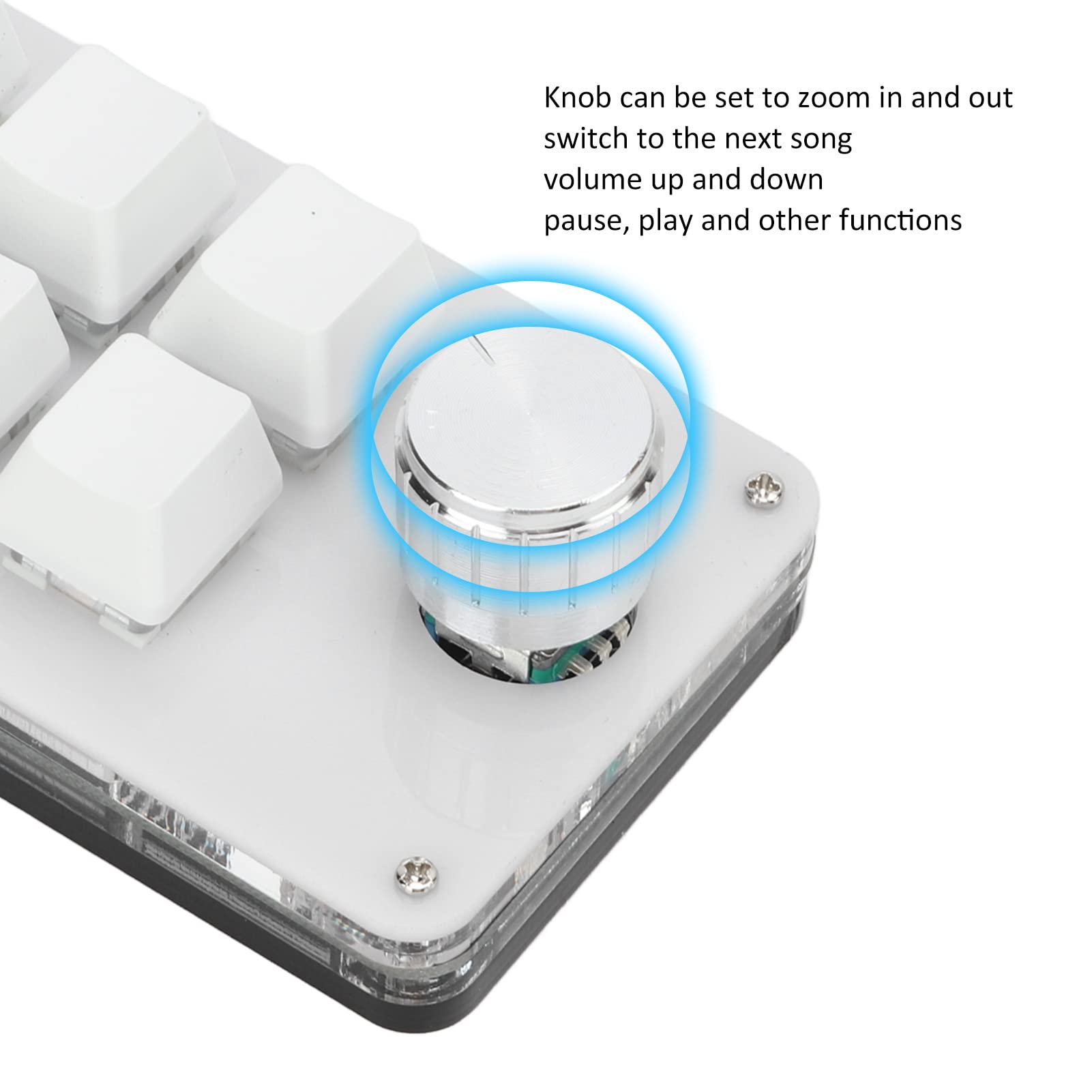 An application scenario or product detail of white mini keyboard for pc - Image 9