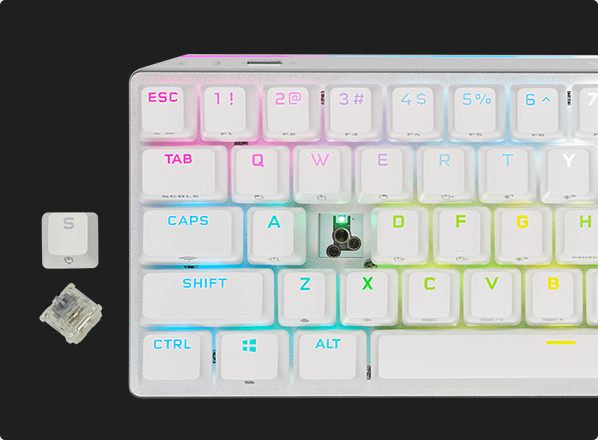 An application scenario or product detail of white mini keyboard for pc - Image 14