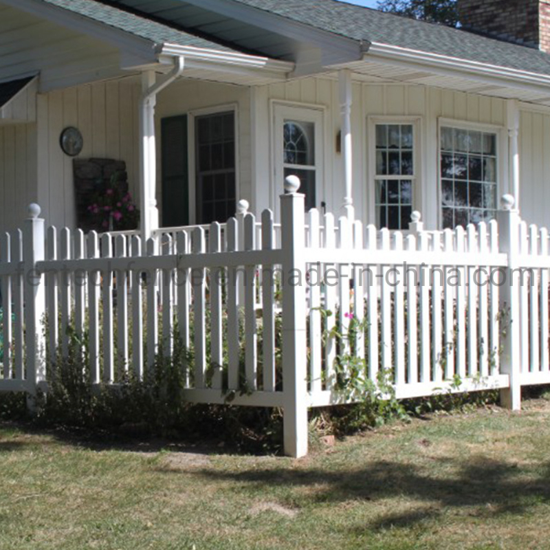 An application scenario or product detail of white picket fence panels - Image 18
