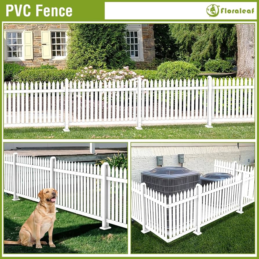 An application scenario or product detail of white picket fence panels - Image 19