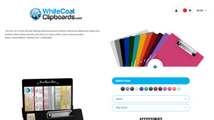 WhiteCoat Clipboards - Patented Medical Reference Clipboard
