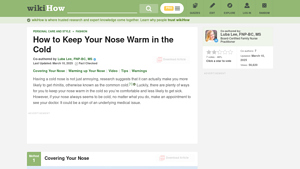 WikiHow - Winter Face Gear