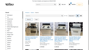 Willie's Appliances - Used Stoves