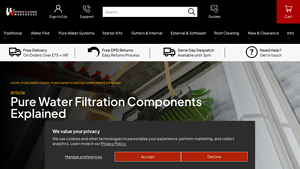 Window Cleaning Warehouse - Water Filtration Systems