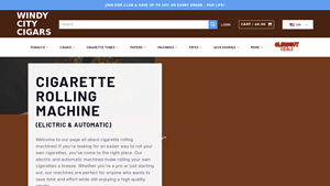 Windy City Cigars - Cigarette Rolling Machines