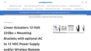 Windy Nation - Linear Actuator 12V 225 lbs