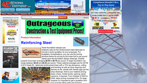 Wireless Estimator - Reinforcing Steel Pricing