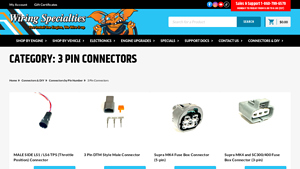 Wiring Specialties - 3 Pin Connectors