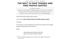 Wisdom Quotes - Authentic Living